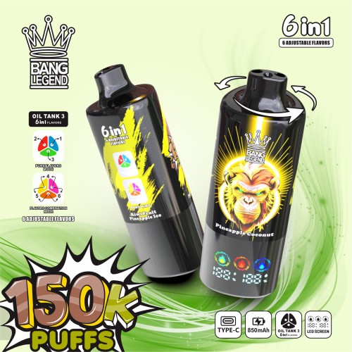 Bang Legend 150k พัฟ 6in1 vape