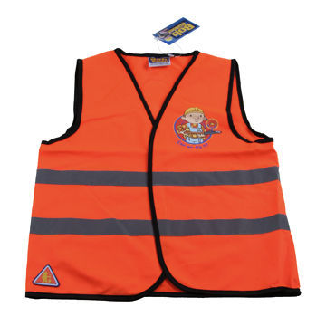 Safety vest for kids, size of 55x44cm