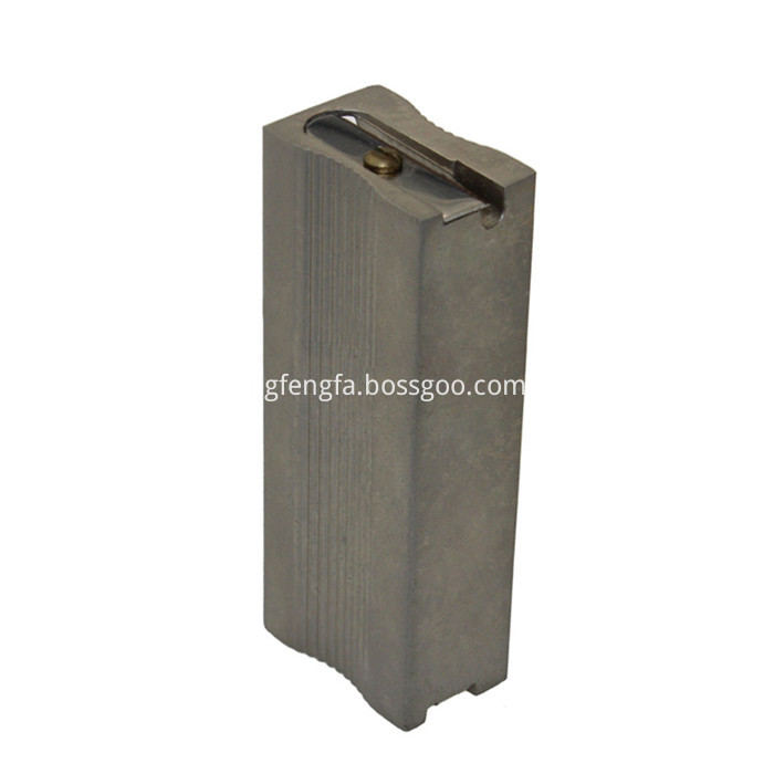 Custom zinc alloy square pencil sharpener