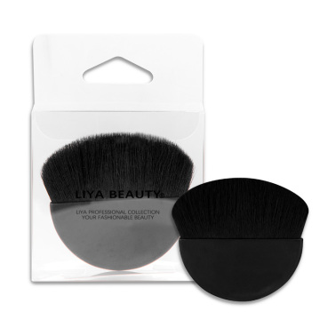 Portable Mini Powder Blush Compact Brush for Soft Hair Cosmetics and Mineral Powder