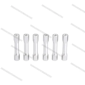 M3X6.3X10mm round knurled step aluminum standoff