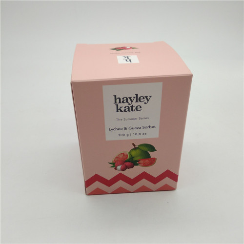 Custom Flat Packed Candle Boxes with Logo