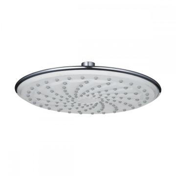 Full chrome finish ABS plastic water top shower head rain