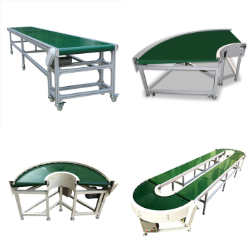 Benutzerdefinierte PVC Grüne Flachgürtel Förderer | PP Food Grade Förderer | China Factory