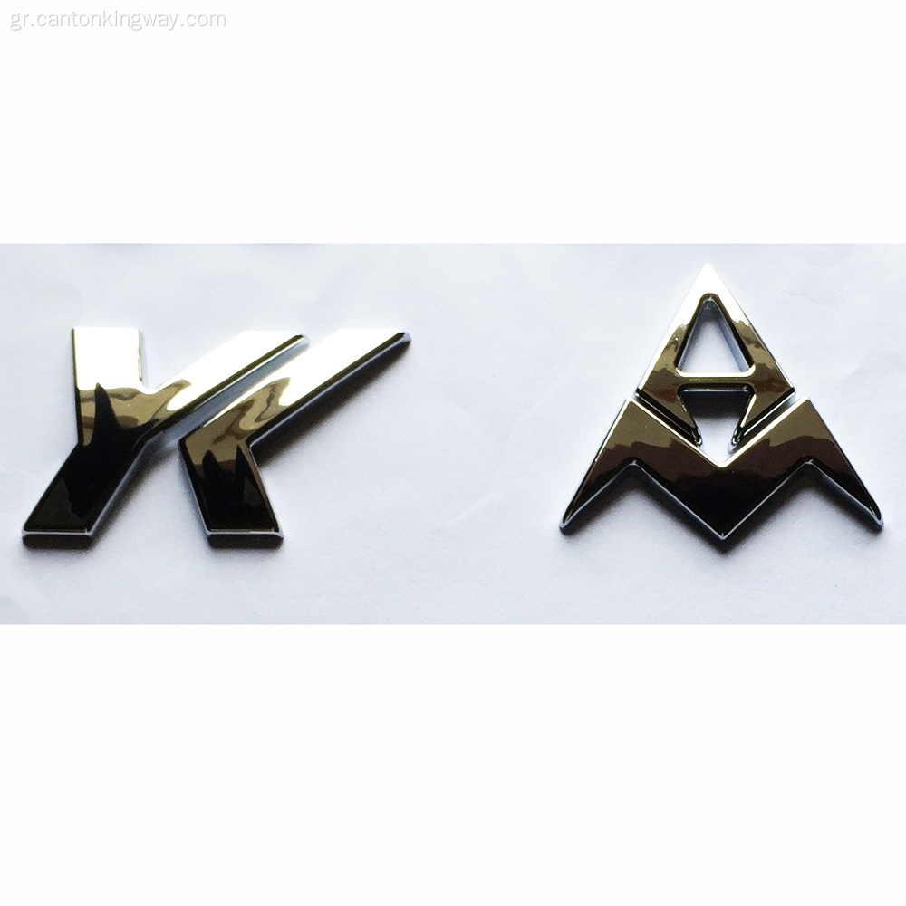 ABS Chrome Emblem &amp; Company Logo Badge &amp; Clacker