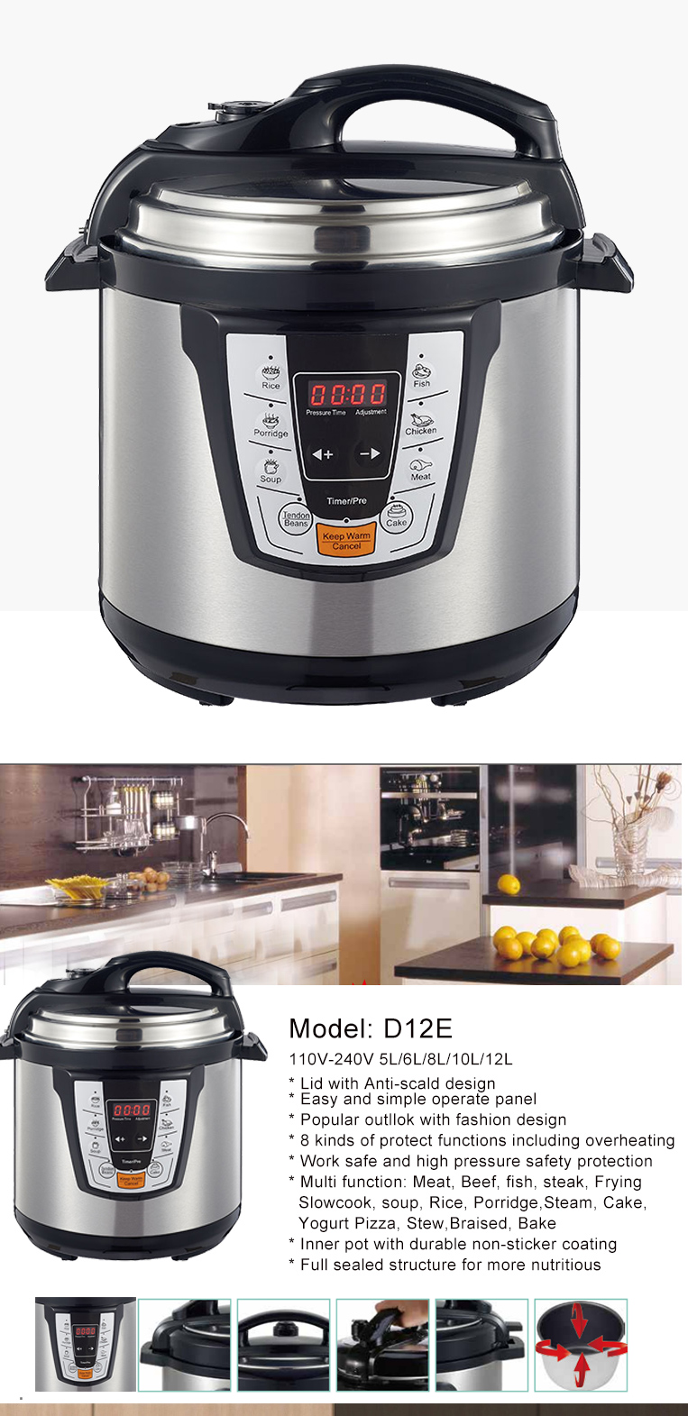 A Pressure Cooker A Pressure Cooker