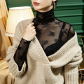 women's turtleneck lace bottoming shirt