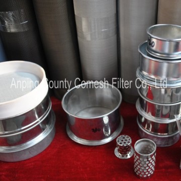 Food grade round stainless steel sieve