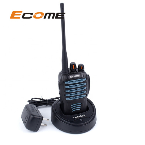 Dernière Ecome ET-528 2 km gamme UHF deux façons de Talkie radio imperméable Talkie