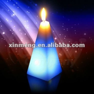 led candles with real flame/led wax candle