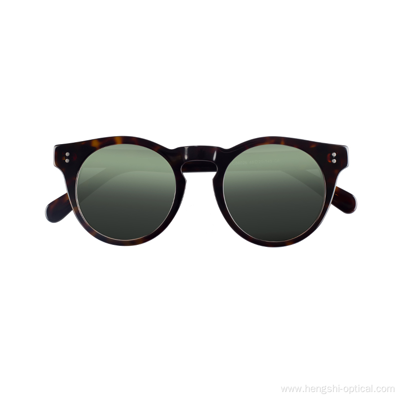 High Quality Sun Glasses Unisex 2021 Fashionable Custom Polarized Acetate Frame Sunglasses