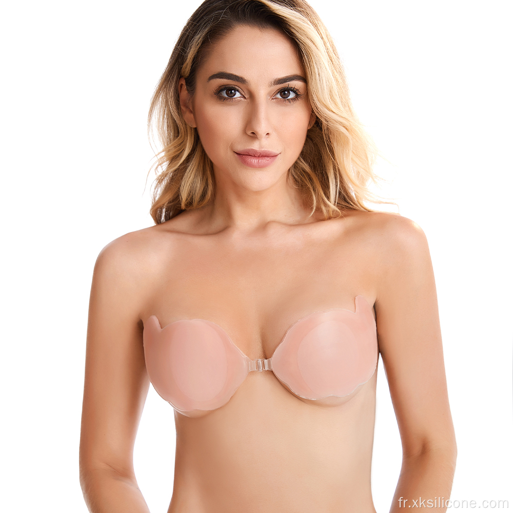 Soutien-gorge invisible sans bretelles en silicone