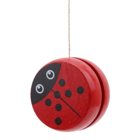 Cute Animal Prints Wooden Yoyo Toys Kids Yo-Yo Creative Yo Yo Toys For Children Children Yoyo Ball