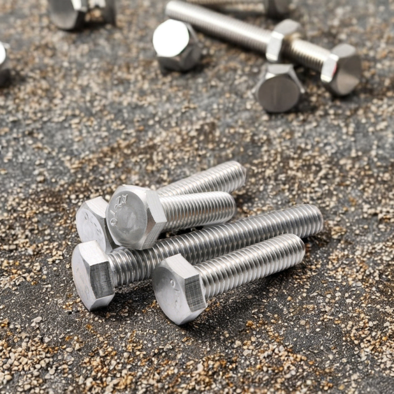 Factory Wholesale A2 Stainless Steel M3-M16 Full Thread Hexagon Bolts DIN 931-933 Hex Head Bolts M4-M10 Sizes Available
