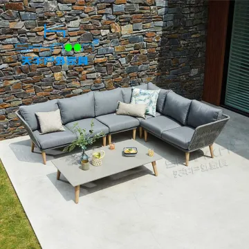 Waterproof Lounge Sofa: Modern Outdoor Sectional Patio Furniture