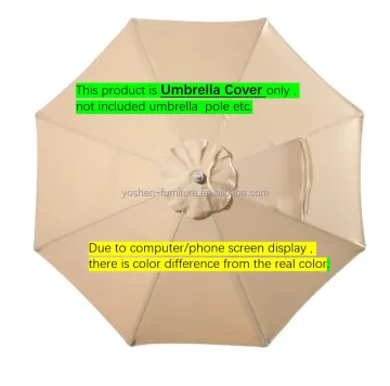 Yoshen Custom Outdoor Beach Garden Patio Umbrella Covers & Canopies