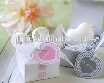 Sweet heart" heart-shaped scented soap wedding bridal shower favor