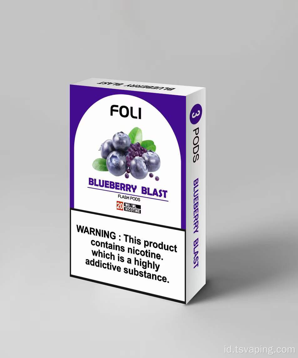 Foli pod sekali pakai vape 2ml 600puffs relx pod