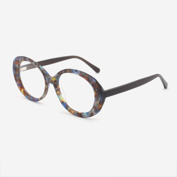 Round Acetate Women's Optical Frames 24A3240