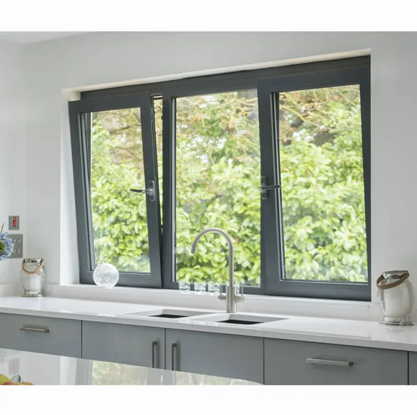 Aluminum tilt and turn windows