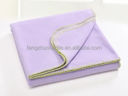 shaoxing fangzhuo factory directly cheap plain style polar fleece blanket