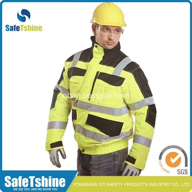 Hi Vis Safety Green/orange Jacket