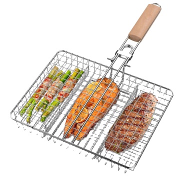 Food-Grade Stainless Steel BBQ Grill Mesh Net