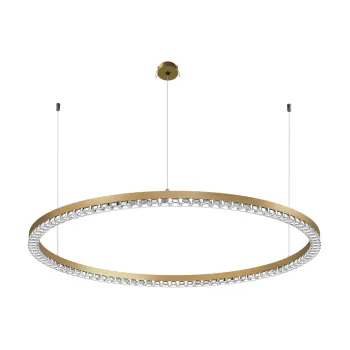 Modern LED Ring Chandelier Pendant Light for Living Room Ceiling