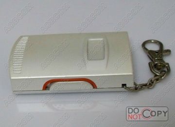 Mini Led Rechargeable Solar Powered Flashlight,  Environmental Solar Led Flashlight With Keychain