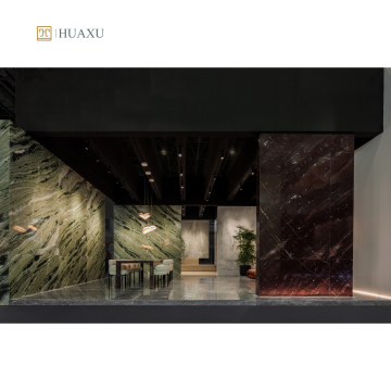 Huaxu Natural Raggio Verde Marble Stone - Home Decor Slabs & Panels for Villa