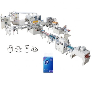 7-Line V-Fold Fully Automatic Facial Tissue Production Line