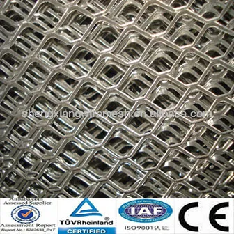 Low carbon steel galvanized expanded metal mesh
