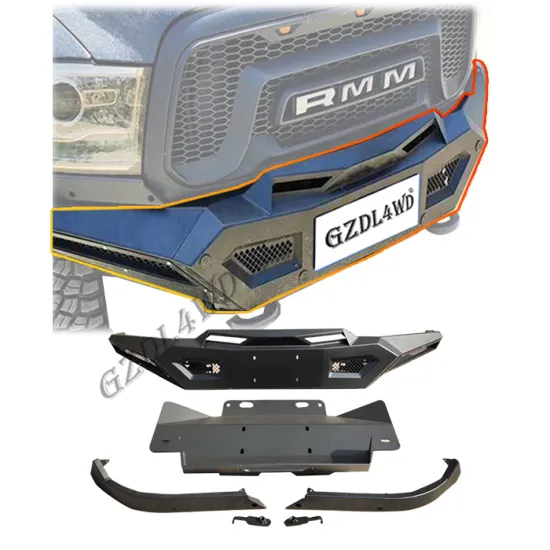 Ram 1500 2500 3500 2010+ 4x4 Steel Bumper Auto Bull Bar Front Bumper