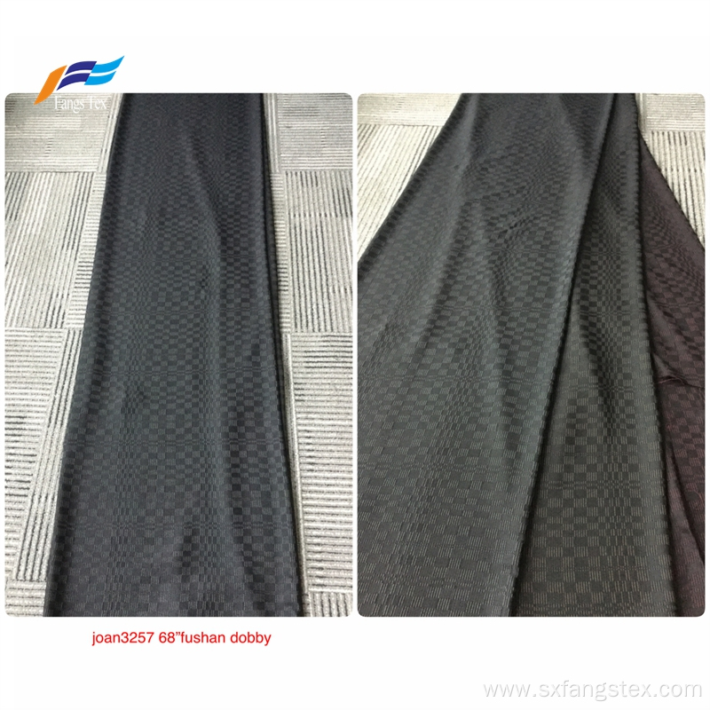 polyester rayon fabric fushan rayon stripe dobby fabric