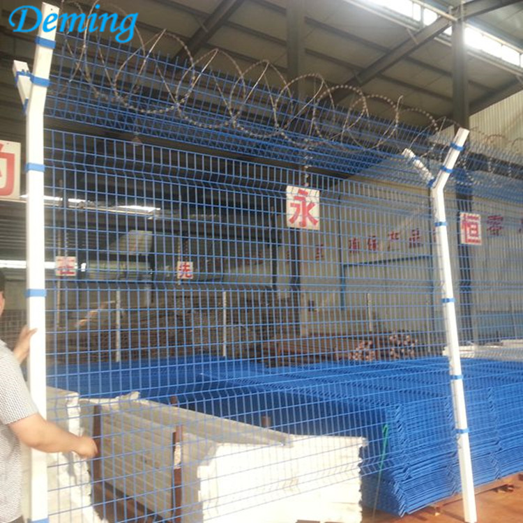 Powder Coated Anti -Climb Airport Fence Panels