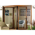 Hot Sell Aluminum Folding Door With Wood Grain