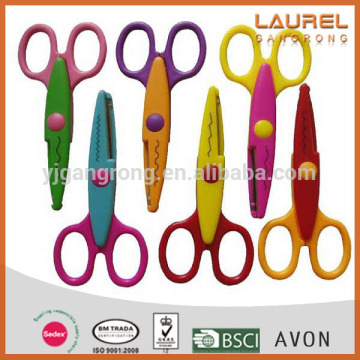 6 conversion head 5 inch ABS fashion colorful handle paper craft scissors