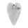 Howlite 25x40mm Love Heart Pendant for DIY Making Jewelry