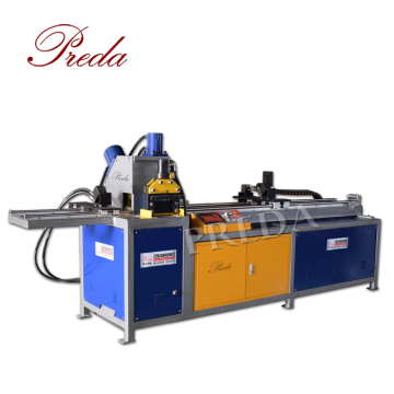 CNC Ironworker for Air Duct Manufacturing: PREDA Supply Hydraulic Servo Angle Steel Cutting Punching Machine