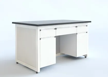 High-Quality University Lab Furniture and Physics Laboratory Wood Benches