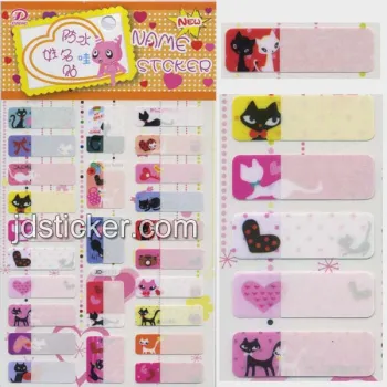 name sticker