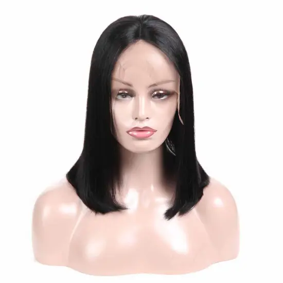 2021 Hot Selling Wholesale Cuticle Aligned Unprocessed Brazilian Hair Virgin Human Hair Lace front Wigs Soft Light 13X4 bob wig