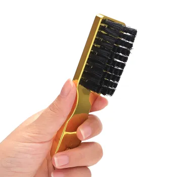 Soft Boar Bristle Beard Brush for Barbershop Hair Styling and Shaving