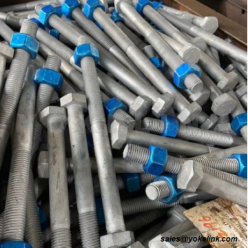 ASTM A325M șuruburi hexagonale grele structurale albastre A194 2H piulițe