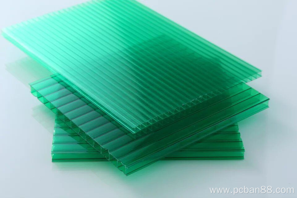 Twinwall Structure Blue Polycarbonate Panel for Building