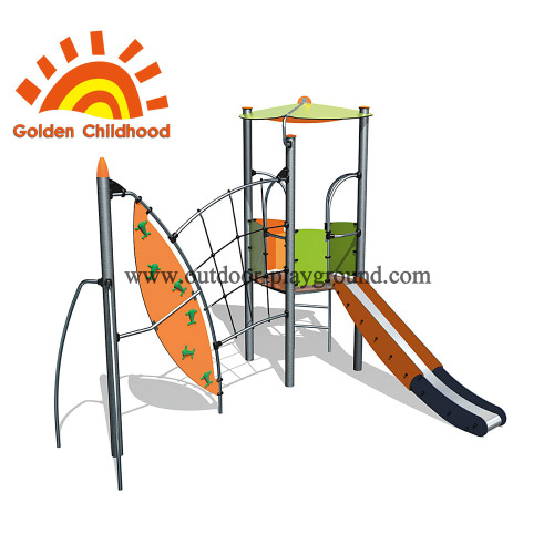 Peralatan permainan kolam luar untuk kanak-kanak memanjat tali