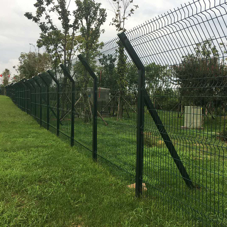 beautiful V-curves weld wire mesh fencing panel