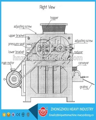 Latest technology coal ball press machine