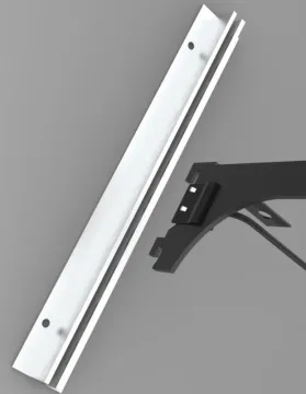CE ROHS Certified DC24V Internal Power Track Aluminum Alloy Power Rail for Shelf Light Tubes
