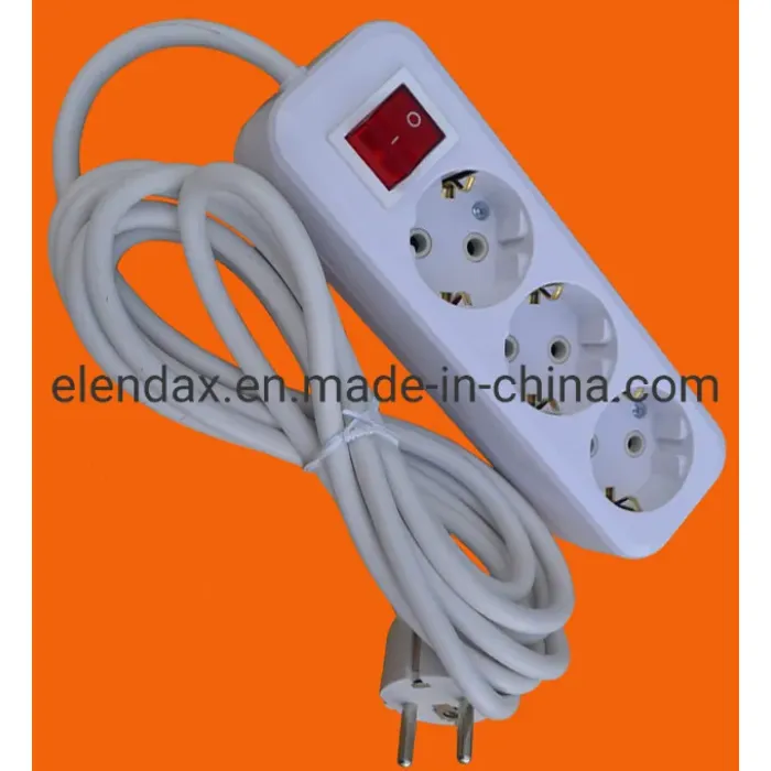 Kabel Ekstensi 6 Arah Beberapa Soket-Outlet (E8006ES)